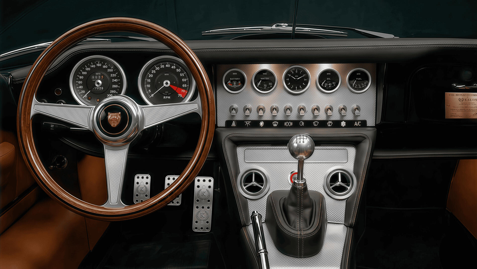 Analog Dashboard Kalon E-type Dashboard